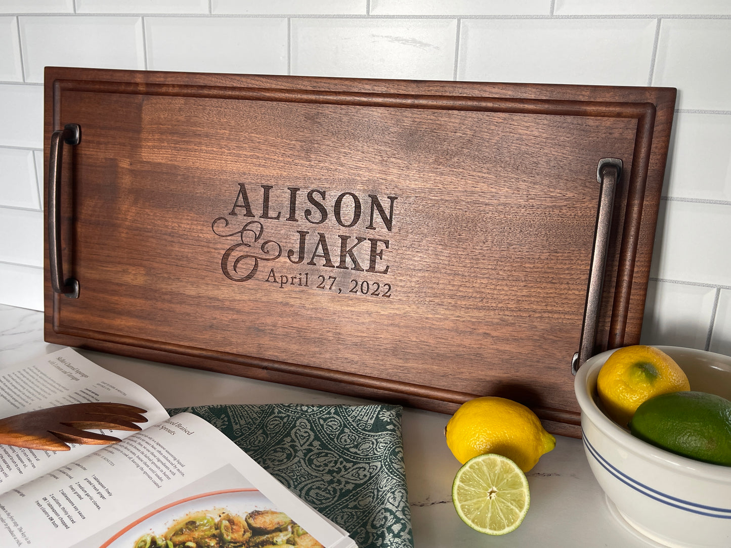 Sapele Wood Cutting Board Tray