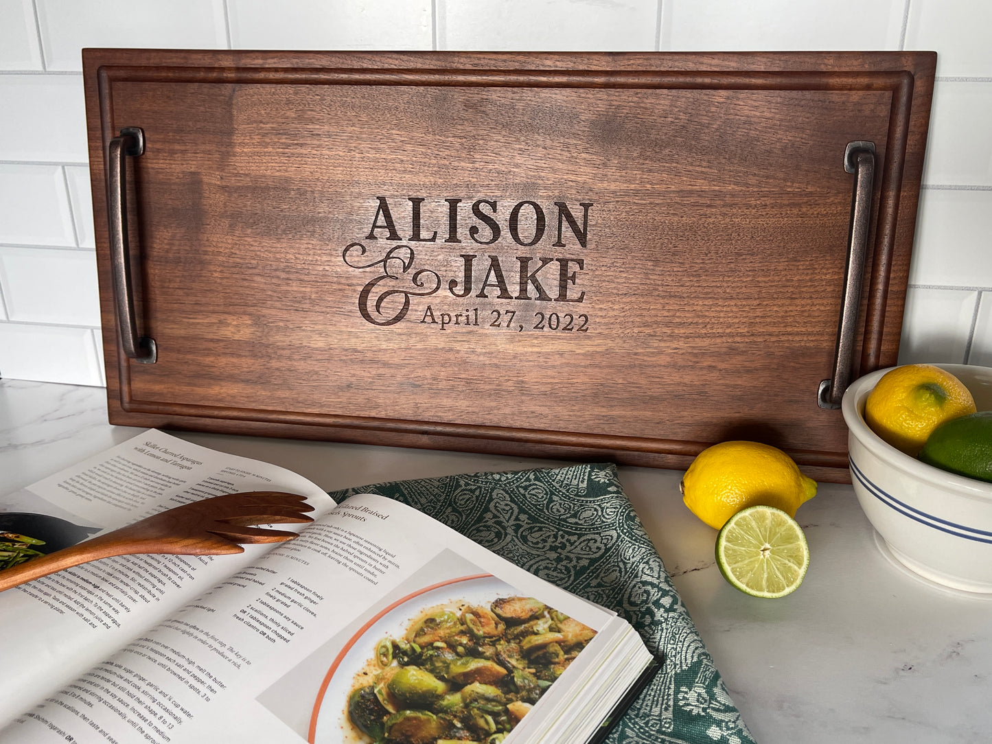 Sapele Wood Cutting Board Tray