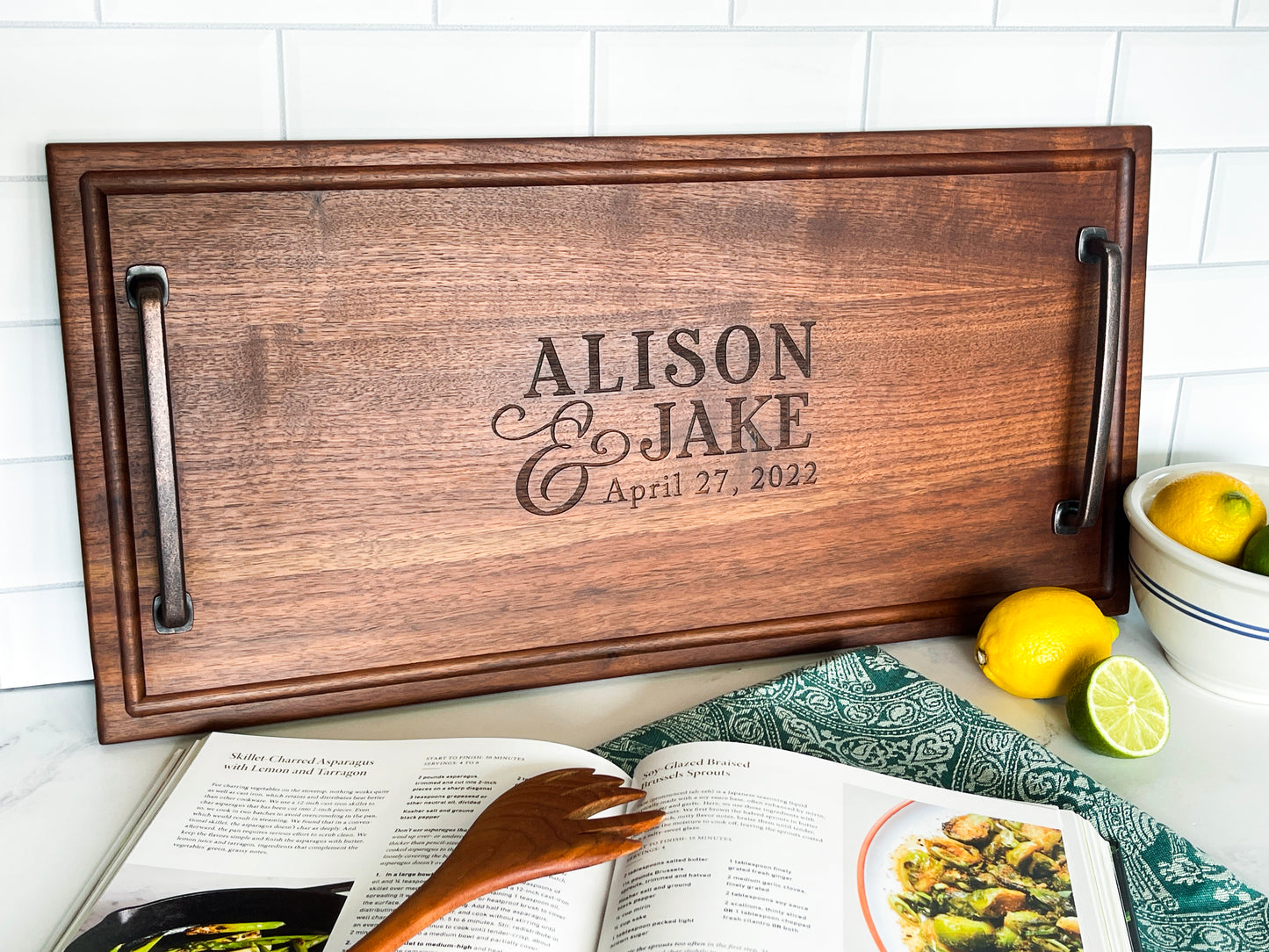 Sapele Wood Cutting Board Tray