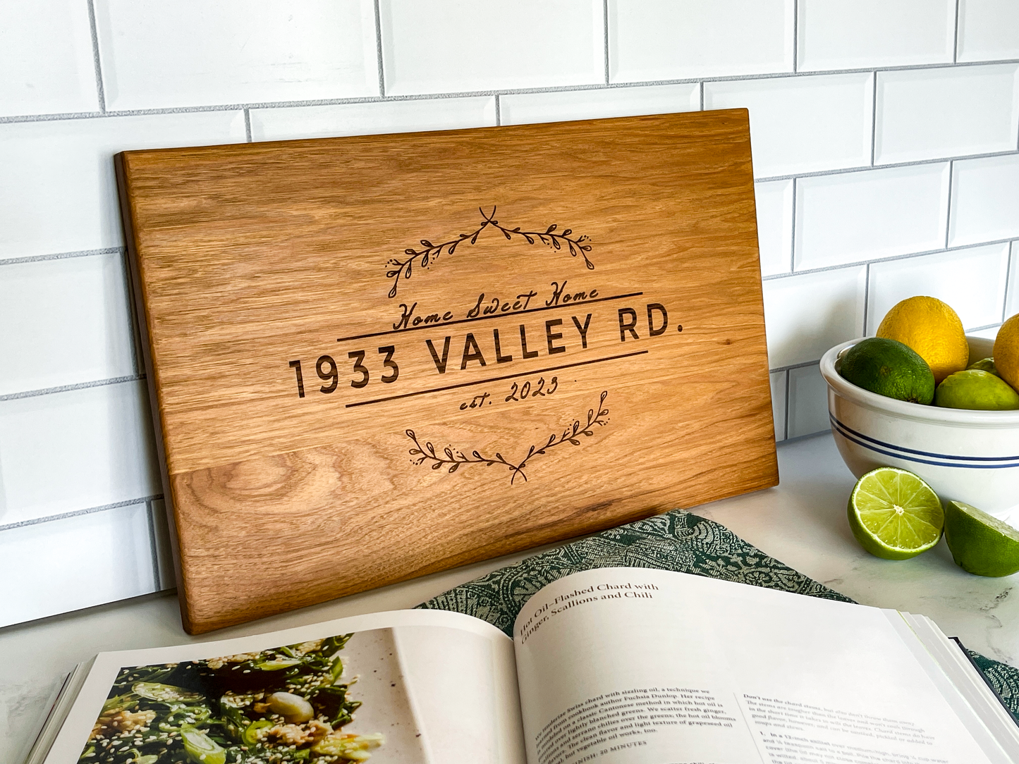White Oak Wood Cutting Board