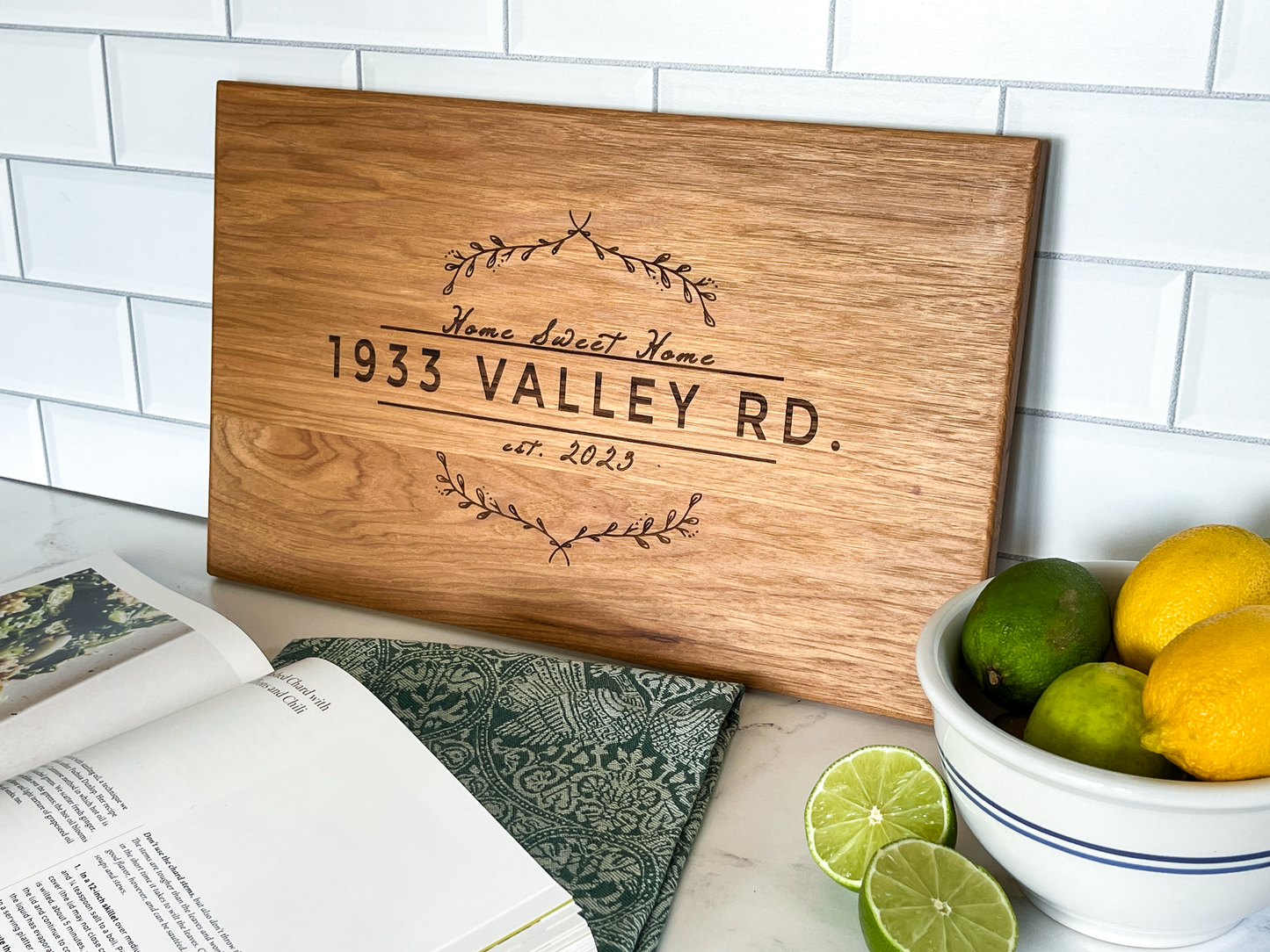 White Oak Wood Cutting Board