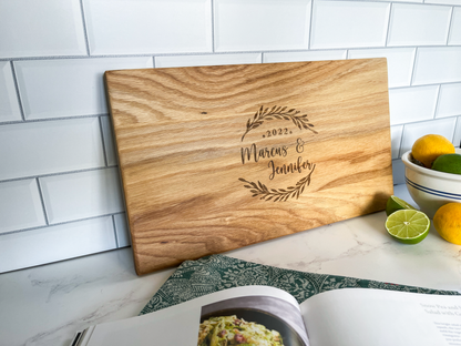 White Oak Wood Cutting Board